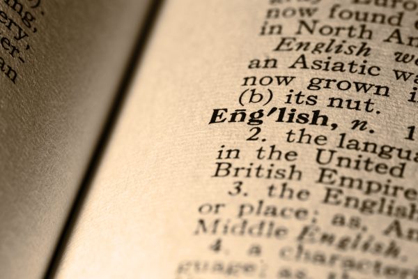 the word english